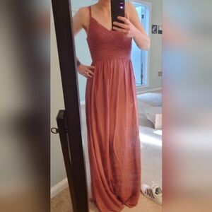 Azazie Blake A2 Desert Rose Dress